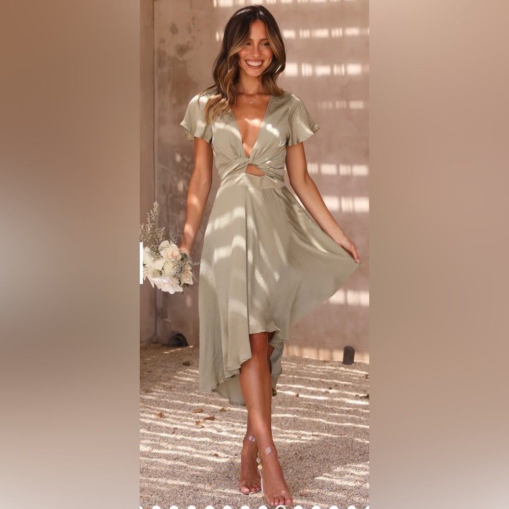 Billy J Sunny Daze Dress - Olive